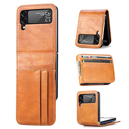Coque Samsung Z Flip4 en cuir souple protection intégrale et ultra fine