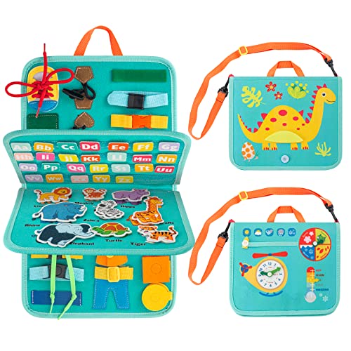 Montessori Toys - Busy Board - Sensory Toys For Toddlers 3-4, Toddler Travel Toys, Autism Educational Toys, Toddler Toys Age 3-6 Year Old Girls Boys Birthday (Blue) #TOP7