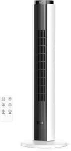 ZAFRO 28dB Ultra Quiet Tower Fan for Bedroom, 26 ft/s Velocity Fans