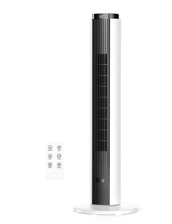 ZAFRO 28dB Ultra Quiet Tower Fan for Bedroom, 26 ft/s Velocity Fans by ZAFRO - Used condition - US$56.98
