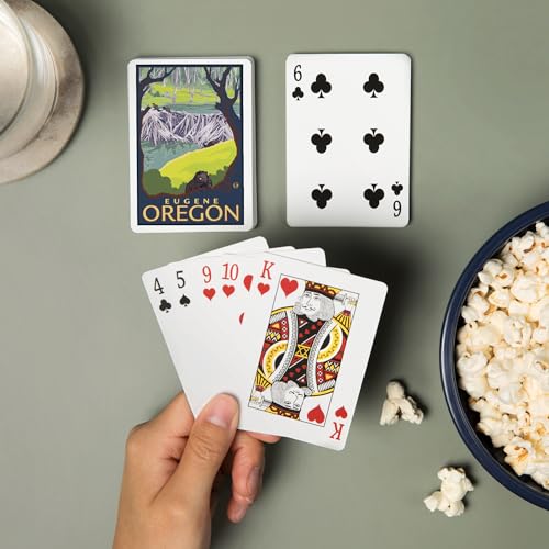 Baraja de cartas tamaño póker Lantern Press miniatura 2