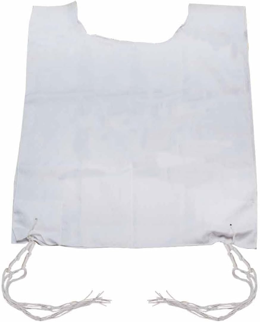 Greenfield Judaica100% Cotton Tallit Kattan Arba Kanfot Slit Neck One Hole Size 22 (22ö W X 51ö L) with Handmade Thick Tzitzis (60 cm long) Ashkenaz Standard Tied