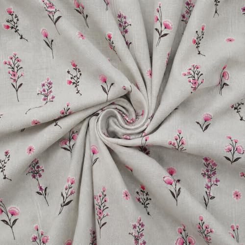 Image of Florida Reversible Cotton Dohar - Single Size (220x160 cm, 90 GSM, Pink Floral Pattern), Soft & Lightweight Blanket for All Seasons, Breathable & Skin‑Friendly Fabric