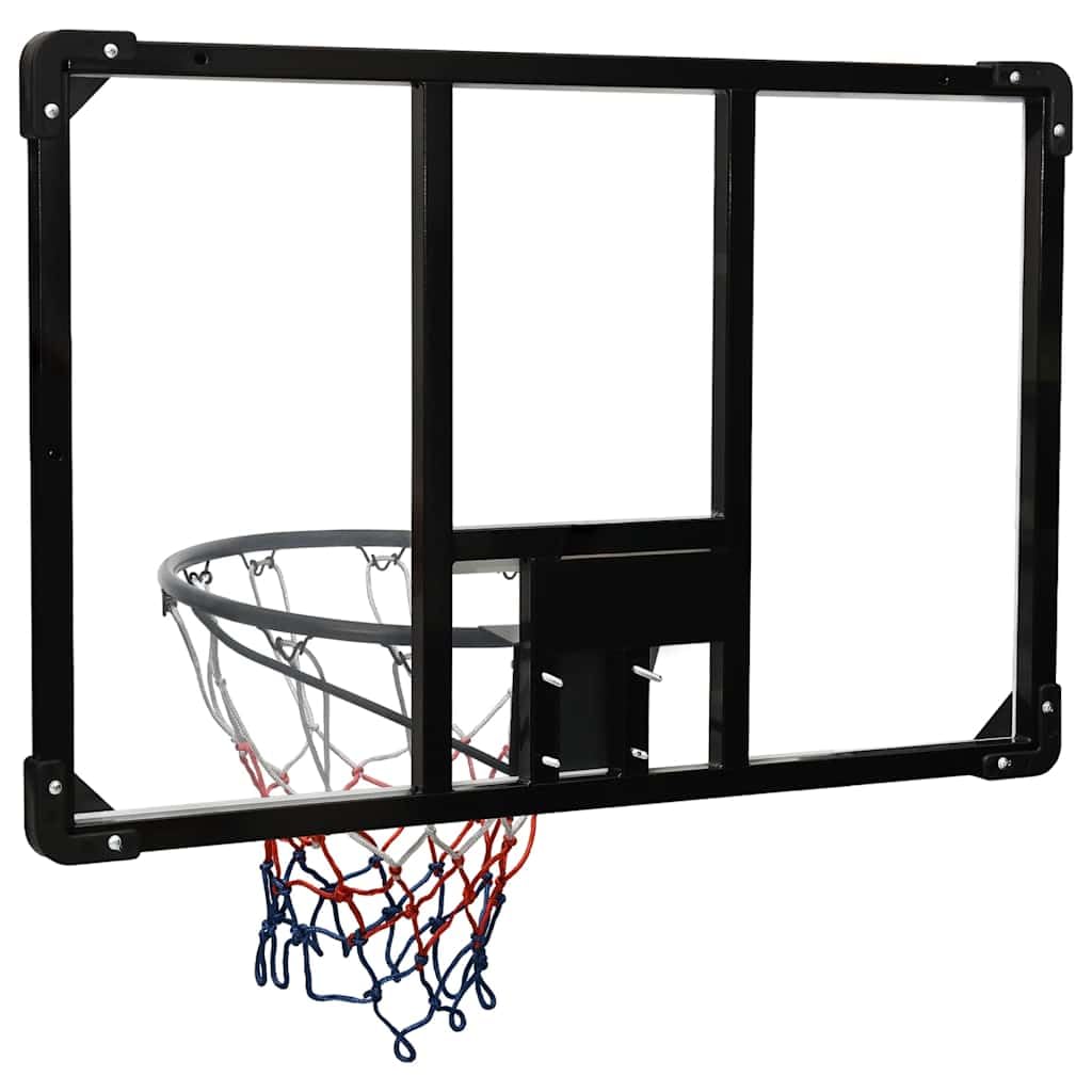 Generisch Basketballkorb Transparent 90x60x2,5 cm Polycarbonat,Sportartikel,Athletik,Basketball,Basketballkorbteile & -zubehör,Basketball-Korbbretter-93669