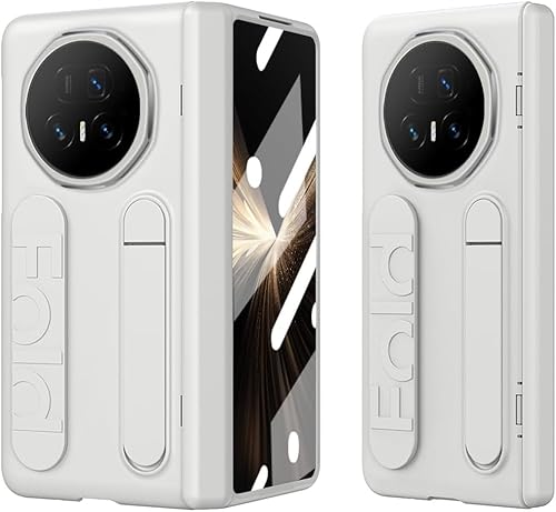 For Honor Magic V5 Case with Stand Built-in Screen Protector, Hinge Protective Case Full-Body Shockproof Protective Phone Case F