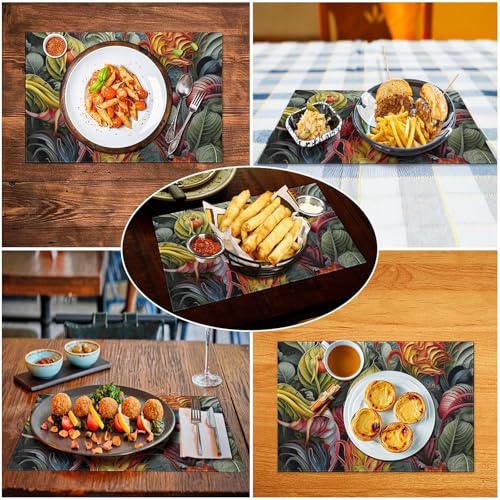 Sets de table thermorésistants et antidérapants pour cuisine - 6