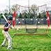 MONOJOY 7x7ft Baseball Net for Batting and Pitching, Portable Softball Hitting Net with Carry Bag, Durable Batting Net for Backyard, Practice & Training