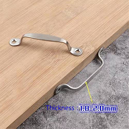 Wanlian 5In Stainless Steel Round Head Handle, Drawer Door Industrial Case Small Handle, Cabinet And Wardrobe Door Handle(2 Pack) #TOP2