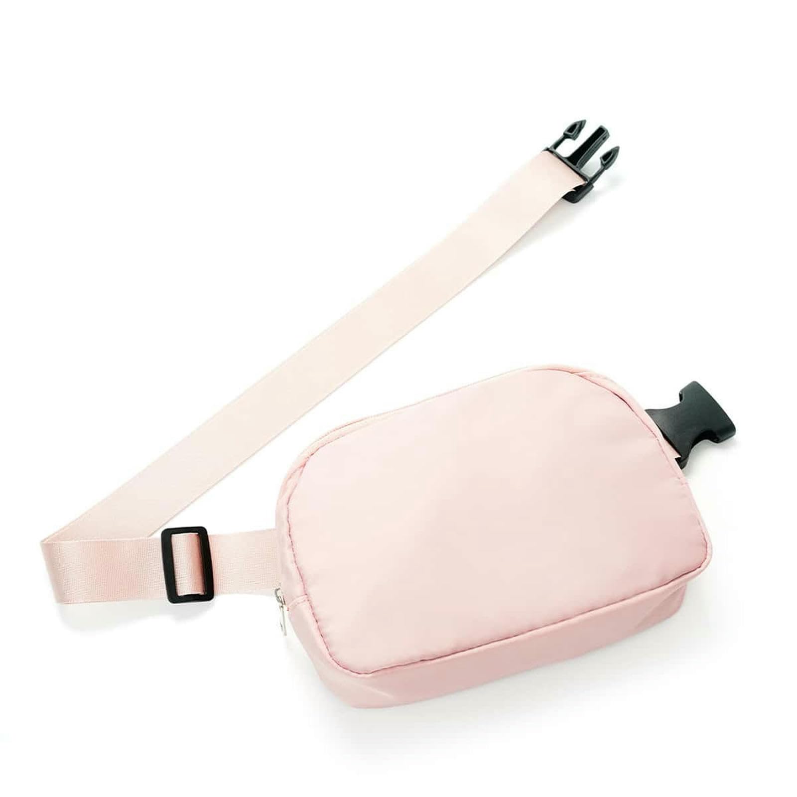 Bananowa wodoodporna torba na klatkę piersiową do sportów na świeżym powietrzu i crossbody dla mężczyzn i kobiet - kolor różowy