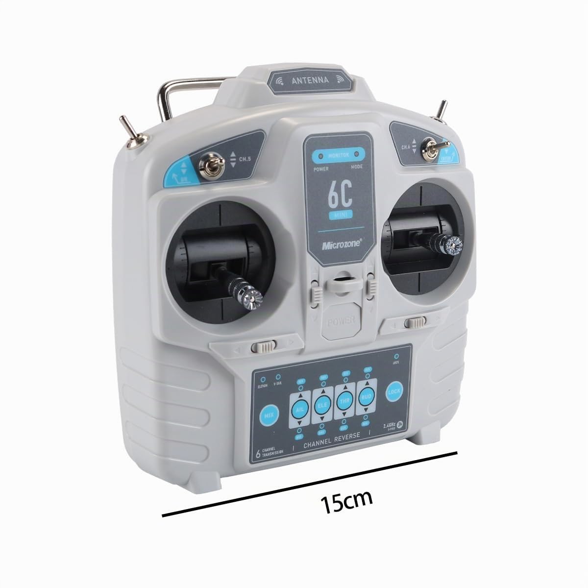 WANGCL Rc Trasmettitore e Ricevitore Rc Controller e Kit Ricevitore 2.4GHz 6CH per FPV RC Racing Quadcopter Auto Barca Elicottero -modalità Mano Sinistra