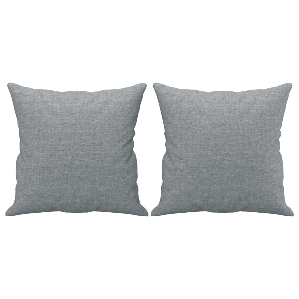 3-Sitzer-Sofa Hellgrau Stoff 180 cm mit Zierkissen, Polstergarnitur Couch für Wohnzimmer, Gästebett Schlafsofa mit Stauraum und Relaxfunktion