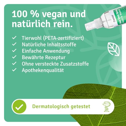 Aloe Vera Spray Haut & Haare - Intensives Feuchtigkeitsspray mit Aloe Vera - aus der Apotheke - 200 ml