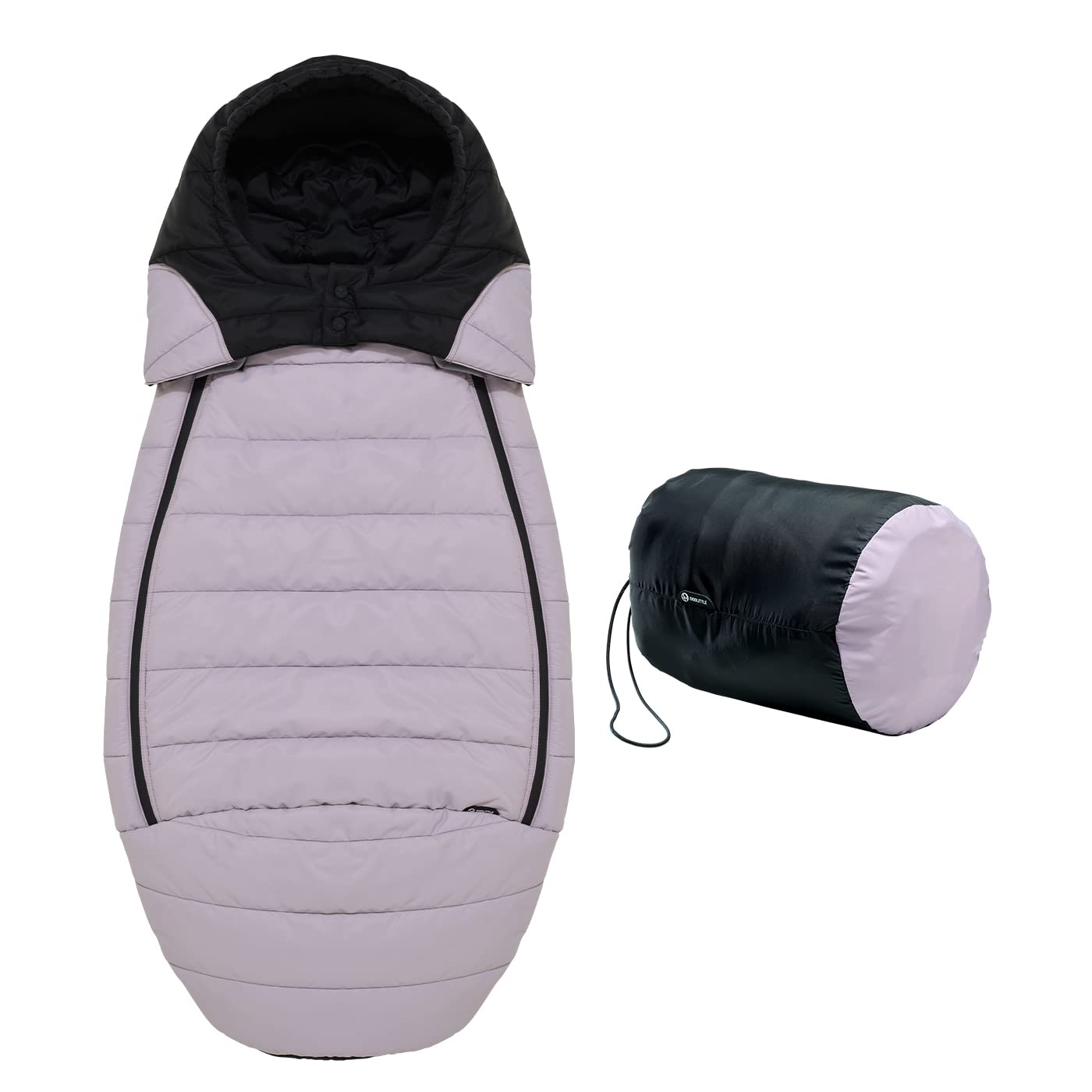 DOOLITTLE Gnome maxi200, sacco termico universale per passeggino, 200 grammi, pink sunset
