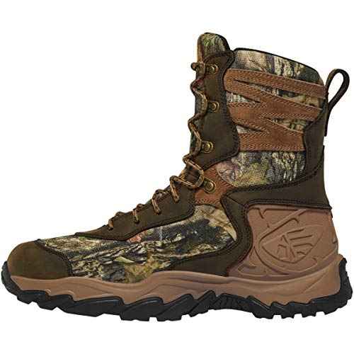 LaCrosse Windrose 8" 1000G Insulated Hunting Boots For Men - Waterproof Nubuck Leather Boots with Realtree Edge, EVA Midsole & DuraFit Heel2