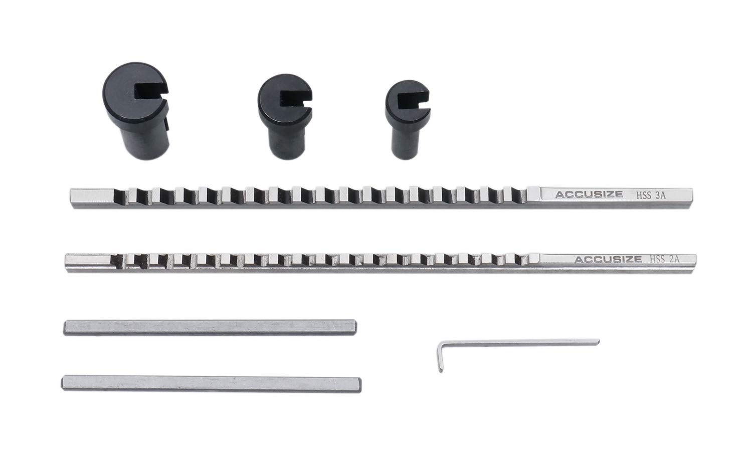Accusize - No.60 Metric HSS Keyway Broach Sets in Fitted Box, #5100-0060 - Image 3