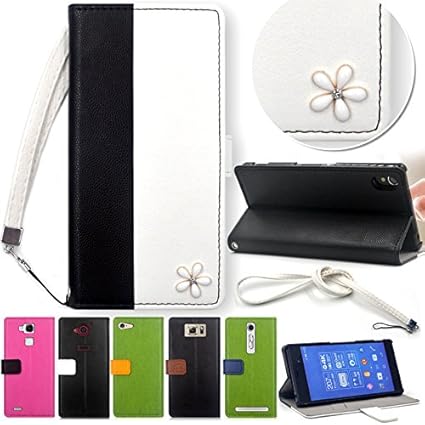 Amazon Co Jp Shv32 ケース Au Aquos Serie Shv32 カバー ネックストラップ付き Shv32 手帳型 Shv32 ケース 手帳型 Shv32 カバー 手帳型 Shv32 手帳型 ケース Shv32 手帳型 カバー スタンド機能付き カードホルダー付き ラッキーシリーズ ブラック ホワイト F G S正規
