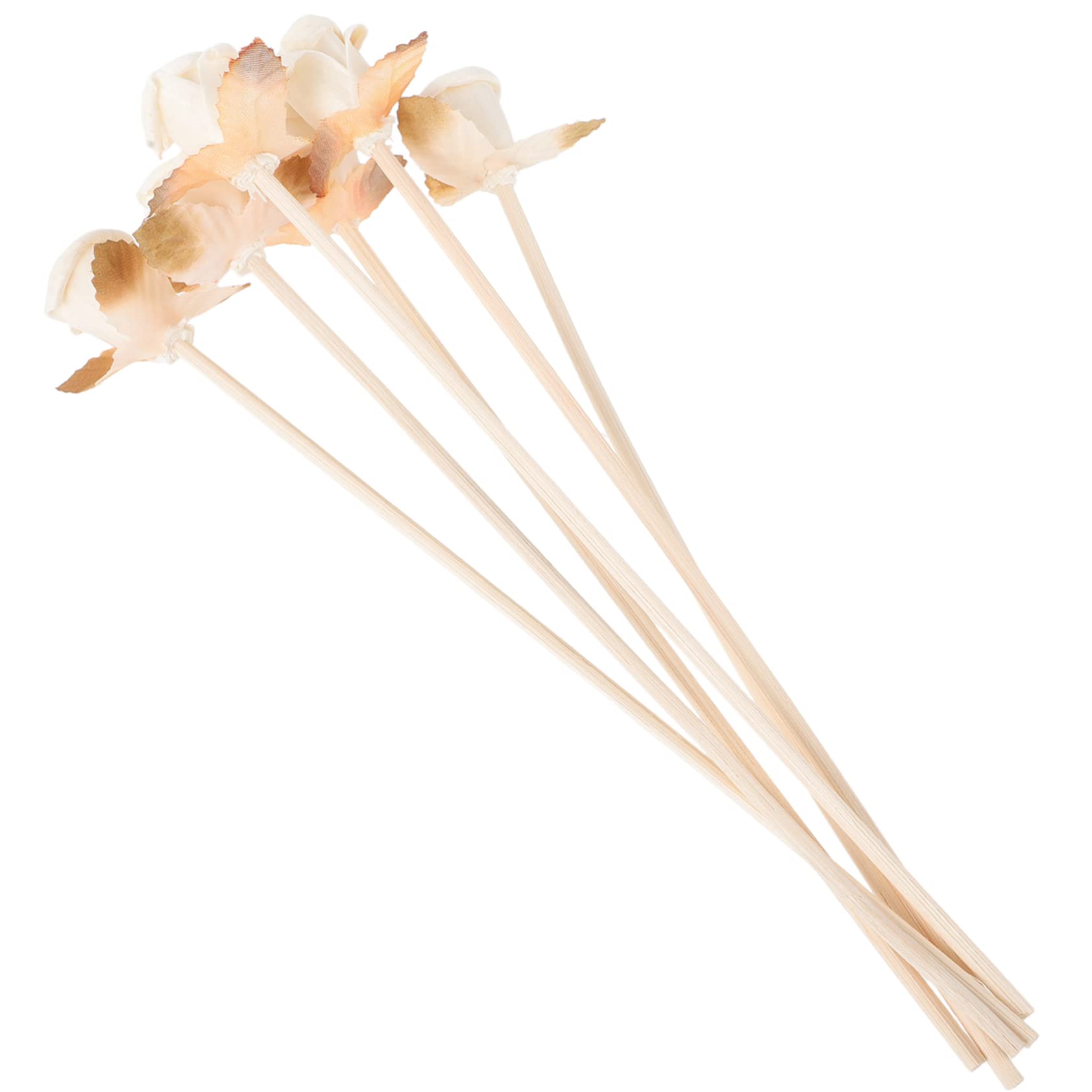 STOBAZA 30stücke Duftstäbchen Rosendesign Aromatherapie Diffuser Für Ätherische Öle Dekorative Raumduftstäbchen Für Bad Schlafzimmer Und Wohnzimmer Ohne Flamme Sicher Und Stilvoll