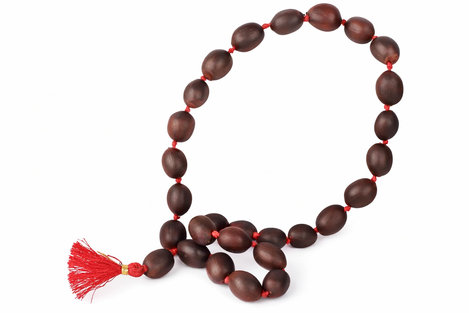 DEVAMA THE DIVINE Kamalgatta Mala, 27+1 Seeds Prayer Beads, Spiritual Meditation Necklace for Stress Relief and Chakra Balance-image-20