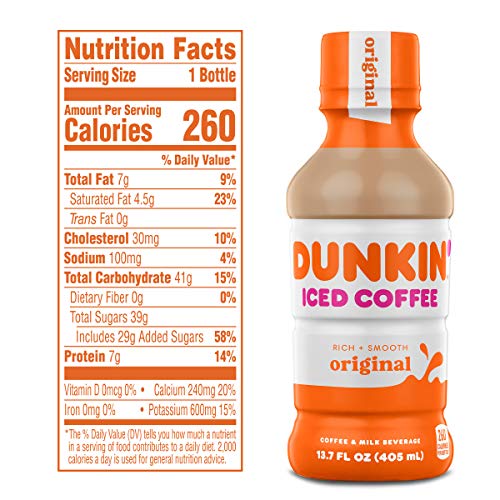  Dunkin Donuts Iced Coffee Original Flavor for Office Workers in Hot Summer Days
| Dunkin Donuts Iced Coffee, Original T