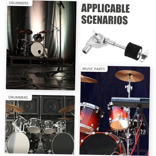 5 piezas de soporte apilador para platillos, accesorio para hardware de batería, fácil instalación, compatible con kits de batería y otros instrumentos de percusión miniatura 6