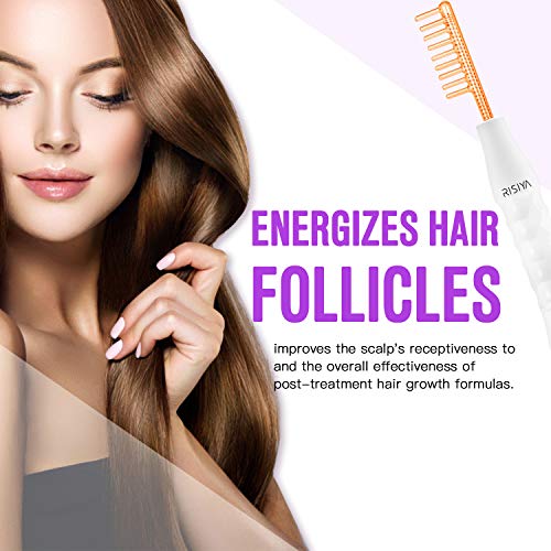 Risiya High Frequency Facial Machine, Portable Handheld Skin Therapy Wand - Skin Tightening - Wrinkle Reducing - Dark Circles - Puffy Eyes Beauty Skin Care Tool
