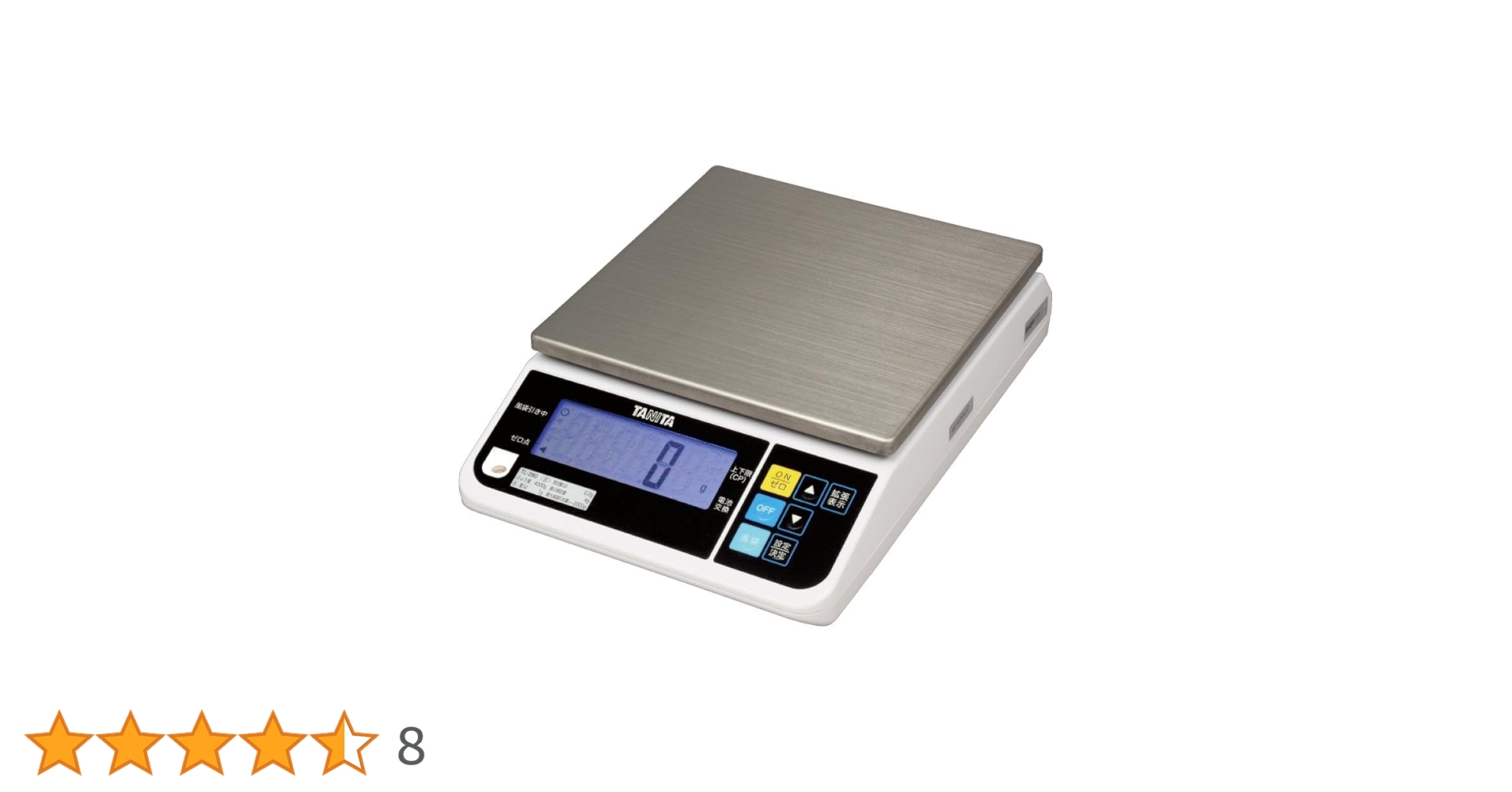 TANITA デジタルスケール　TL-280　4000ｇ 片面表示 高精度デジタル上皿はかり 4kg TL-280-4（片面表示） 検定品