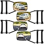 Universal Clamp-On Towing Mirror 360 Degree Rotation Adjustable Towing Mirror, Black (4)