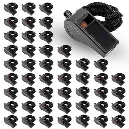 48 Silbatos Deportivos con Cordón para Entrenamiento miniatura 1