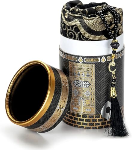 Tapete de oración musulmán en negro con diseño elegante miniatura 3