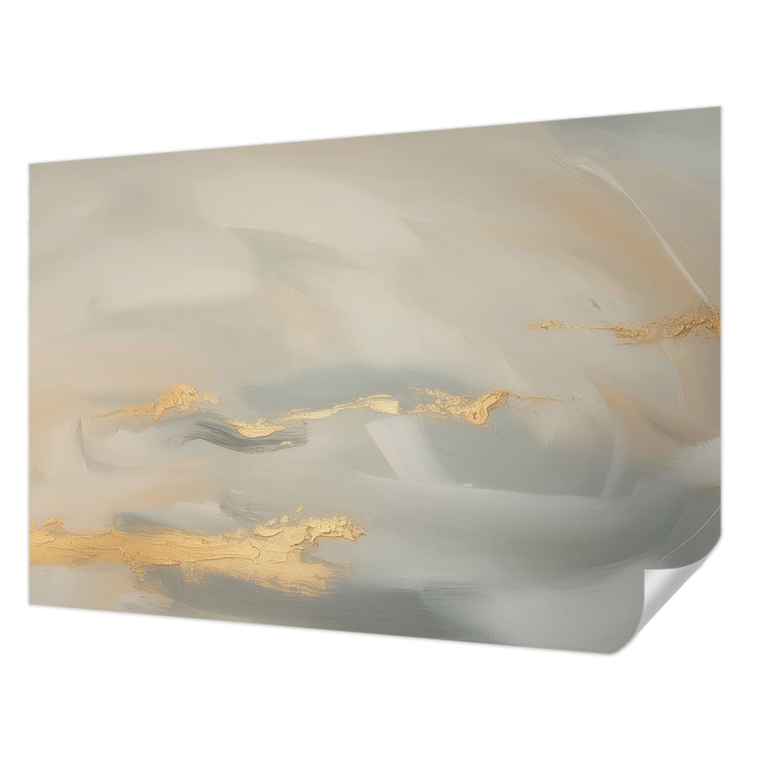 Fotomural adhesivo 152x104 cm con diseño de rayas suaves y estilo moderno para tu pared