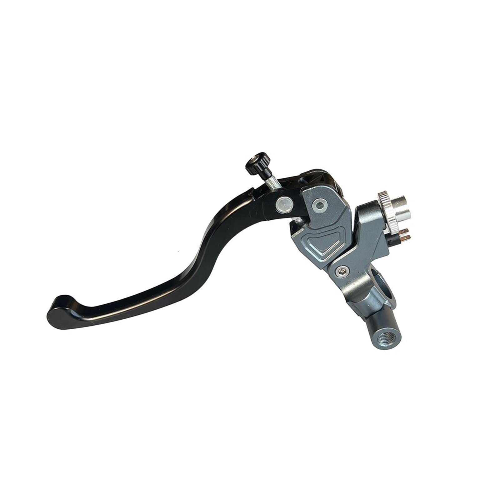 Freno Embrague Motocicleta Cable embrague CNC 22mm Universal motocicleta cuerda izquierda línea de tracción palancas(Titanium)