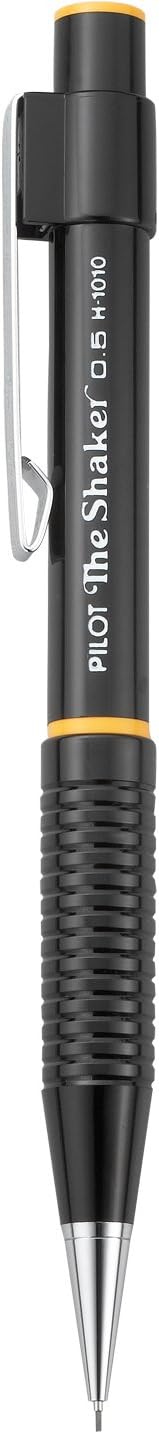 PILOT The Shaker Mechanical Pencil, Black Barrel, 0.5mm HB Lead, Single Pencil (50026)