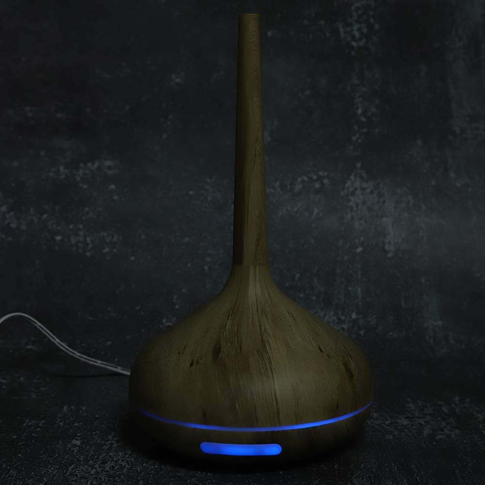Hidyliu Humidificateur Diffuseur D'aromathérapie avec 7 Veilleuses LED Colorées à Faible Bruit pour Chambre à Coucher et Bureau, Mini Portable 120ml