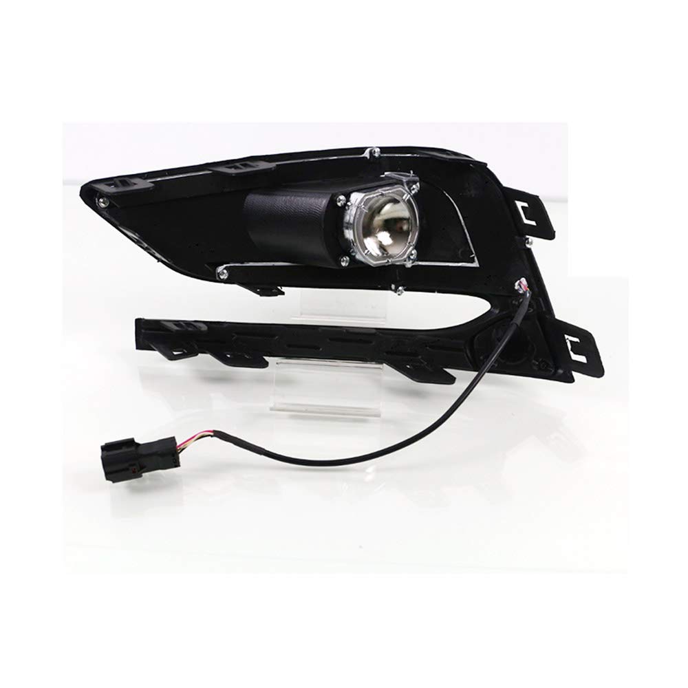 Super Bright White LED Daytime Running Light DRL for Cruze 2016-2018 Replacement Front Bumper Fog Lamp Assembly C-Type Model A 1 Pair(Front L/R)