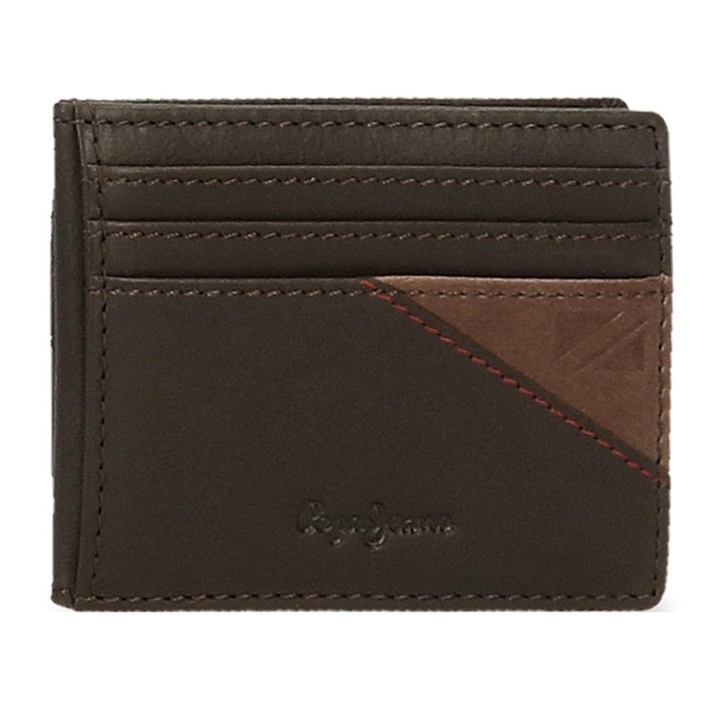 Pepe Jeans Men's Card Holder, Brown, única