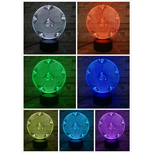 1. FC Köln Fußball 3D Lampe Raum Dekorativ Lampe Junge Kinder Kit Deutsch Fußball FC LED Nachtlicht Cover