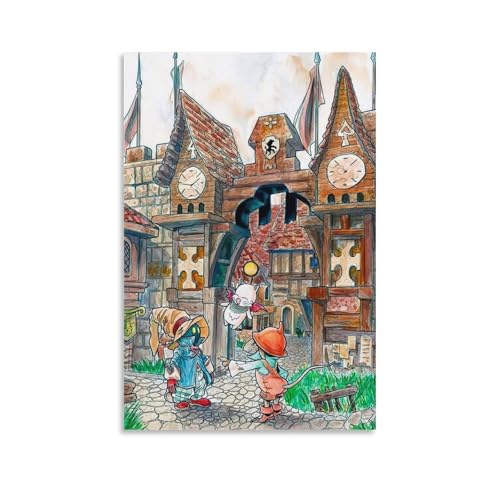 �t�@�C�i���t�@���^�W�[ �|�X�^�[ (37) �v�����g �L�����o�X �ǃA�[�g ���_�� �z�[������ �摜 �ǂ̊G �ŉ� �M�t�g16x24inch(40x60cm)