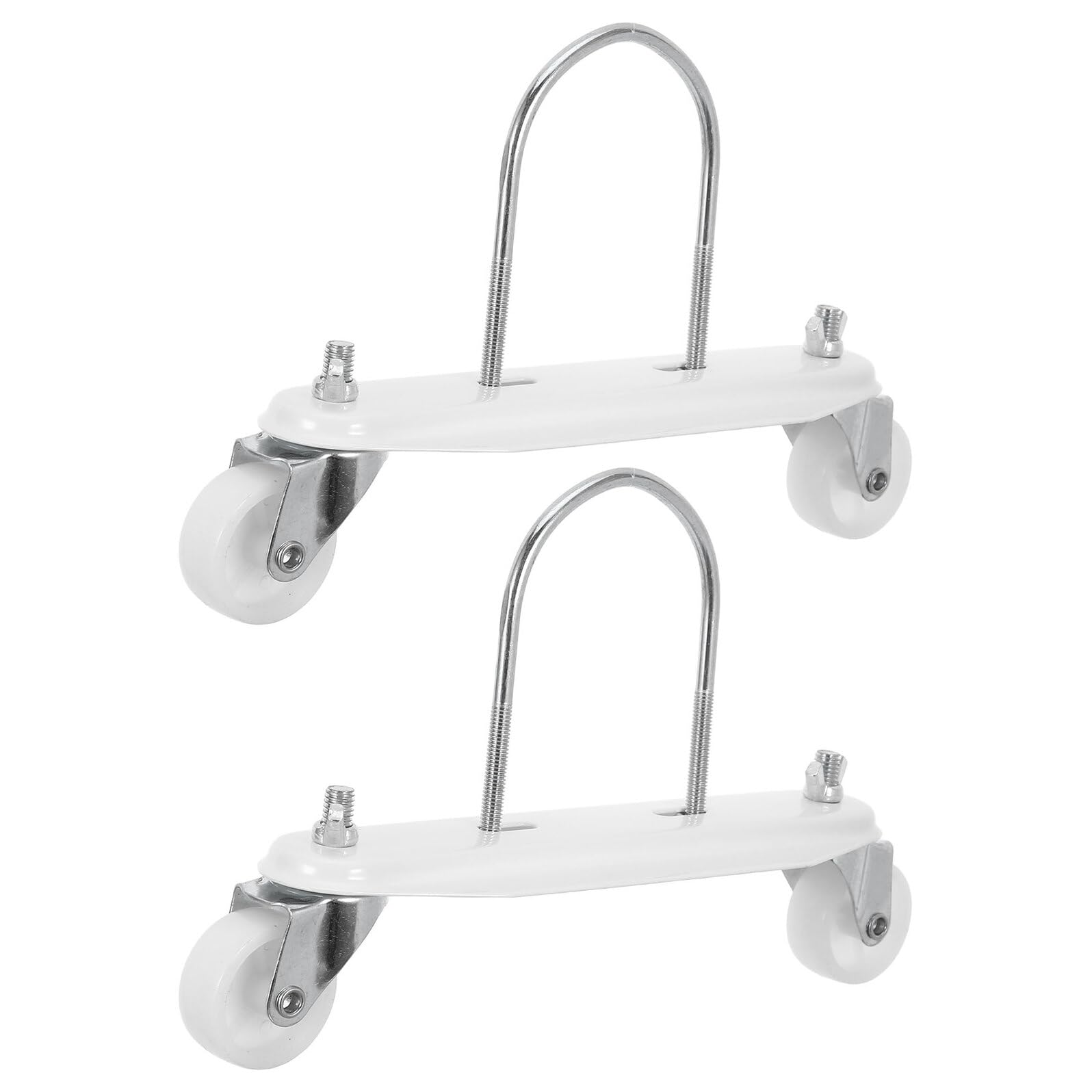 Chauffage électrique mobile grâce au kit de support universel à roulettes blanches