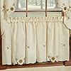 Sweet home collection kitchen window tier swag or valance curtain treatment in stylish and unique patterns and designs for all home decor 24 sunflower  urban country home decor
