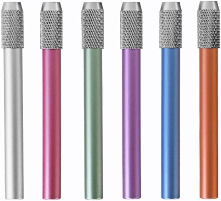 BWESOO Soporte extensor de lápiz de color de doble cabeza ajustable de metal, herramienta de escritura de bocetos, práctica escuela, oficina,