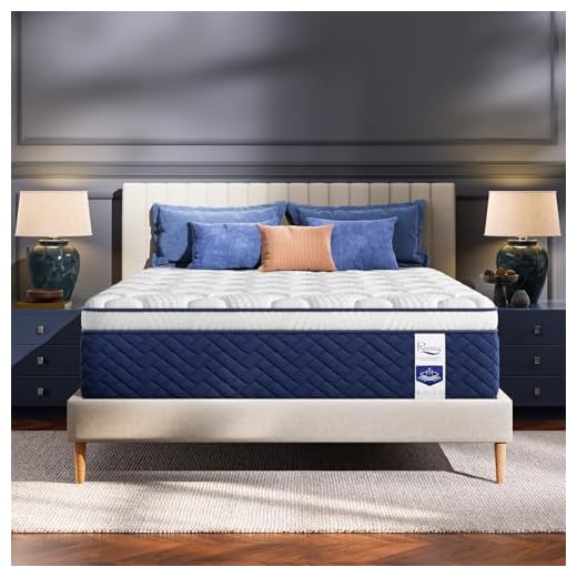 RRESTA Firm Queen Mattress 14 Inch - Hotel Collection Hybrid Mattress with 7-Zone Support for Spinal Alignment & Back Pain Relief, 395-Night Trial, CertiPUR-US & Fiberglass-Free