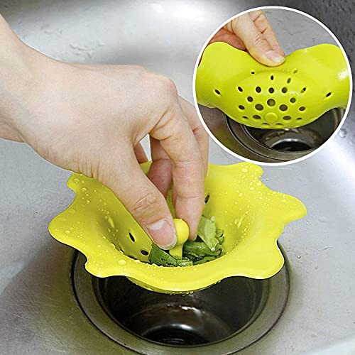 SDFF Filtro Lavello in Silicone, 4 Pezzi Filtro