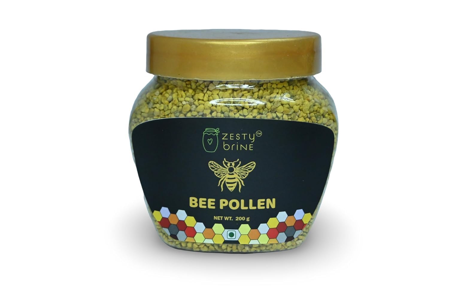 Zestybrine Pure Bee Pollen Granules- Raw and Unprocessed | (200g) Nutrient-Rich Superfood for Vitality & Wellnes | Natural Energy & Immune Support | Non-GMO