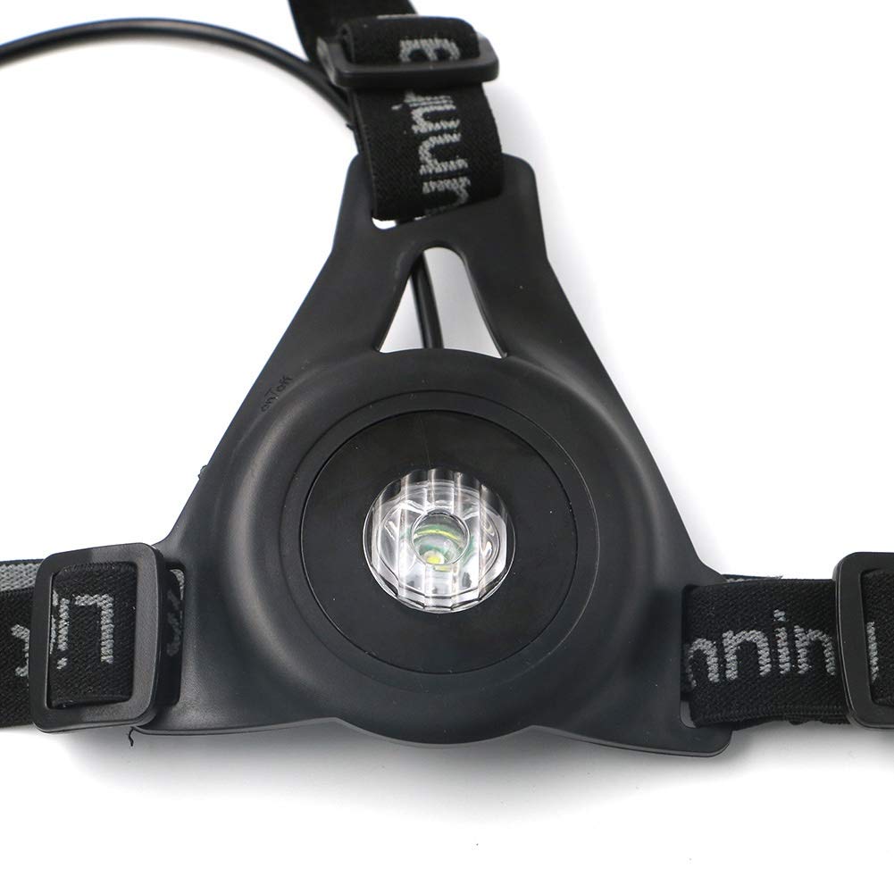 Latarka czołowa outdoorowe sportowe światła do biegania LED latarka do biegania w nocy światła ostrzegawcze ładowanie USB lampa na klatkę piersiową białe światło latarka
