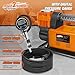 ROAD2SUMMIT Air Compressor with Digital Pressure Gauge Tire Inflator Kit, 12V Heavy Duty Portable Inflator 7.06ft³/Min, Max 135 PSI, Off Road Air Pump Kit for 4x4 Vehicle RV, ATVS, Car, and SUV Tires