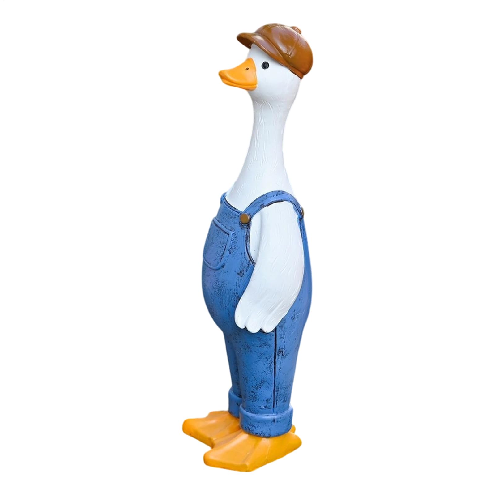 Statue canard décoratif en résine, l'idée cadeau parfaite pour le jardin