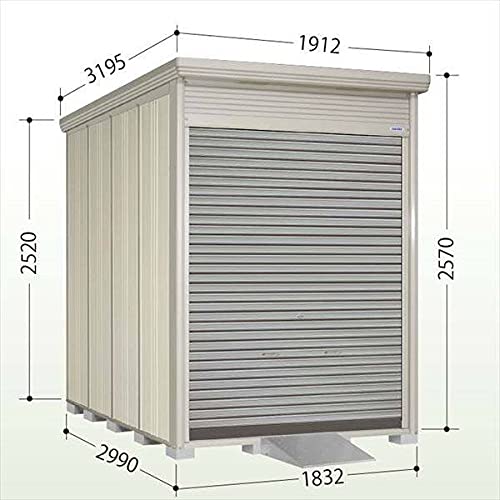 Amazon.co.jp: 【受注生産品】タクボ物置 バイクシャッターマン（床