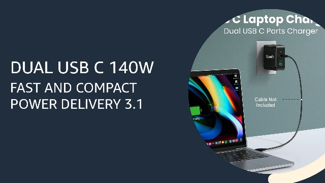 Caricatore GaN Da 730W Con 10 Porte – 6 USB-C E 4 USB-A, Ricarica Rapida PD 140W PPS, Per Laptop E Smartphone