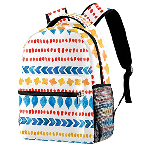 Sac à dos décontracté femme grand volume sac voyage floral multicolore