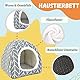 Dyrdekly Meerschweinchen Betthöhle Gemütliches Kaninchen Bett Warme Hamster Kuschelhöhle Haus Zubehoer für Frettchen Igel Chinchilla